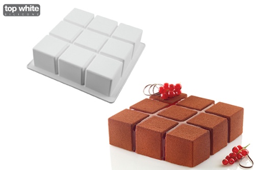 [51657178] SILIKOMART VORM CUBIK 172X175MM H50MM VOL 1400ML=STUK