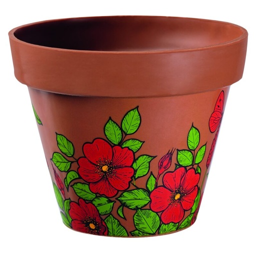 [08057381] 087186 PCB-GEDRUKTE POTENTILLA-VELLEN VOOR KLEINE POT 25,8X9,8 CM 20 STUKS ***OP BESTELLING***