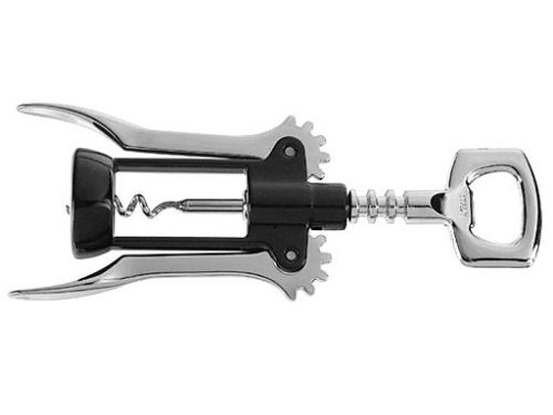 [54906329] CHROME-BLACK CORKSCREW WITH ARM