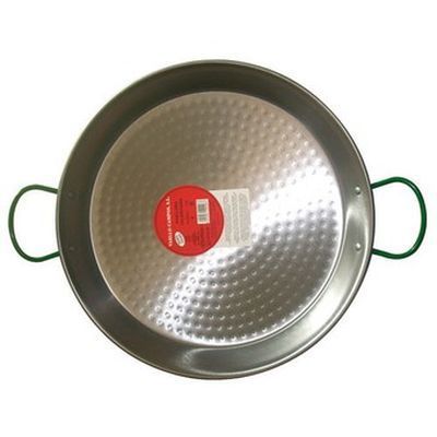 [57663106] PLAT PAELLA ACIER 60CM 2 ANSES  - 20 PORTIONS