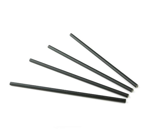 [60251238] SIER FSC ZWARTE PAPIEREN RIETJES Ø 6 MM 20CM 200 STUKS