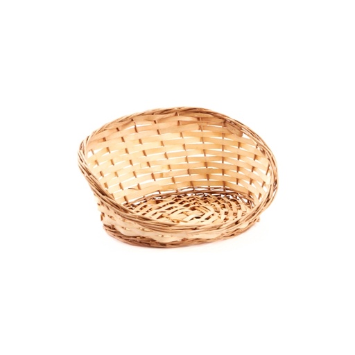 [60700781] PANIER CHAT EN OSIER BOIS NATUREL 34X29XH5/15CM