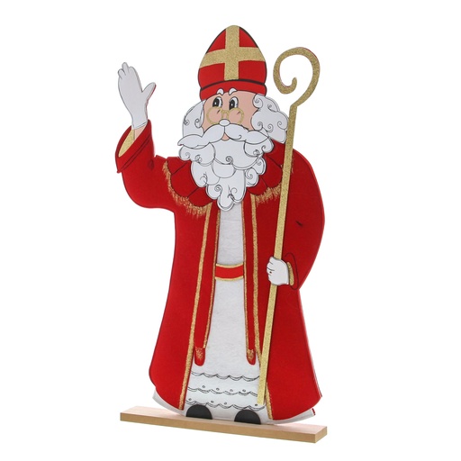 [62250638] VINTAGE SAINT NICOLAS DEBOUT H70CM
