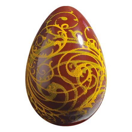 [08057042] 061204 PCB HALF-SHELL EGGS CN ARABESQUES 3 DESIGNS 3.4X2.3 CM 630PCS ***S/CD***