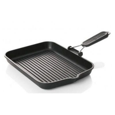 [57662821] RISOLI SAPORELLA GRILL 36X26 INDUCTION FOLDING SILICONE HANDLE