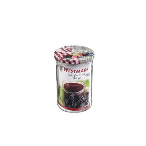 [56000585] SET VAN 6 GLAD  JAM POT 440ML IN GLAS 82MM WESTMARK=SET