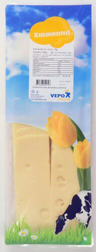 [06100056] EMMENTAL CHEESE 45% SLICE 15/5 500GR