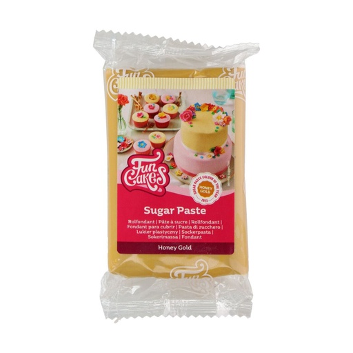 [08076007] FUNCAKES SUGAR DOUGH GOLDEN HONEY 250GR