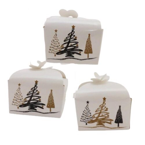 [62250604] BOÎTE PAPILLON NOEL 125-150 GR. "TREE-O" ORH: 48 X L: 76 X B: 60 MM