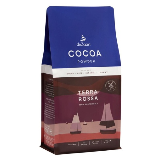 [03060155] CACAO POEDER 22 TOT 24% VAN ZAAN "TERRA ROSSA" 1KG