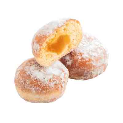 [02040865] RMM 27058 MINI RONDE BEIGNET MET ABRIKOZENVULLING70X 21GR = DOOS