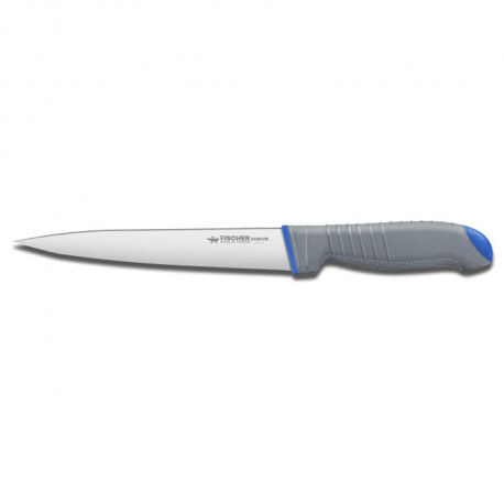 [50408740] FISCHER BLEEDING KNIFE 17CM BI-MATERIAL HANDLE BLUE 78020-17GB