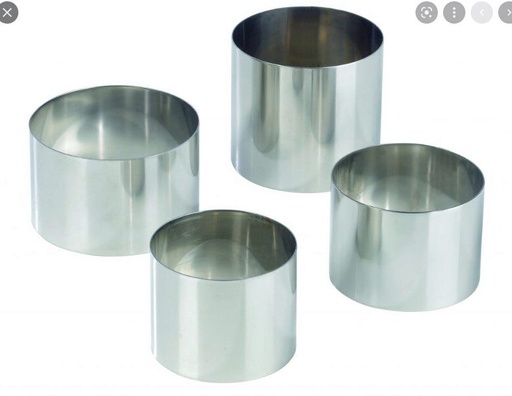 [55079483] MF HIGH STAINLESS STEEL CIRCLE Ø 7 HT 11CM