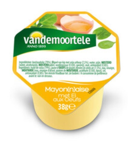 [06100580] VANDEMOORTELE SAUCE MAYONNAISE AUX OEUFS PORTION 120 X 40ML ***S/CDE***