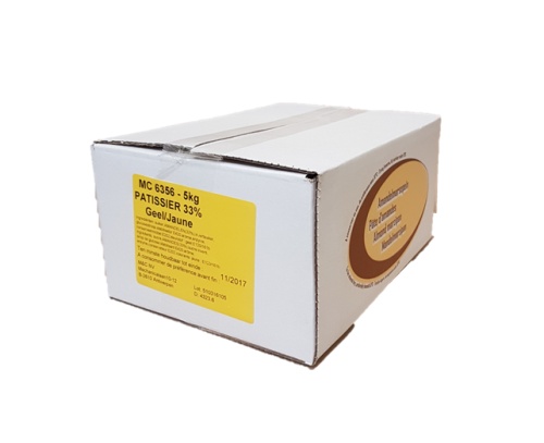 [03030818] YELLOW MARZIPAN 33% - 1/3 2/3 5KG