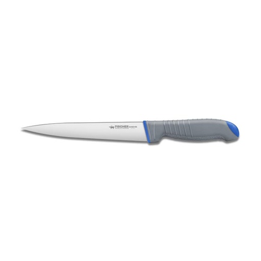 [50408739] FISCHER BLOEDINGSMES 14CM BI-MATERIAAL HANDVAT BLAUW 78020-14GB