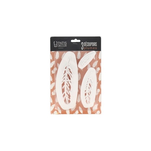 [08075984] EMPORTE-PCES PLUME 60MM, 110MM ET 155MM 3 PCES