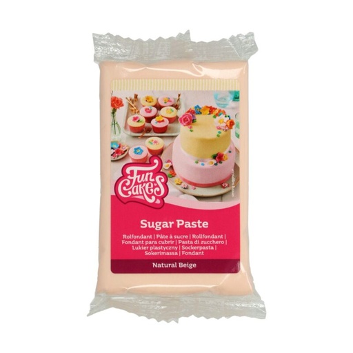 [08053644] FUNCAKES SUGAR PASTE FLESH 250GR