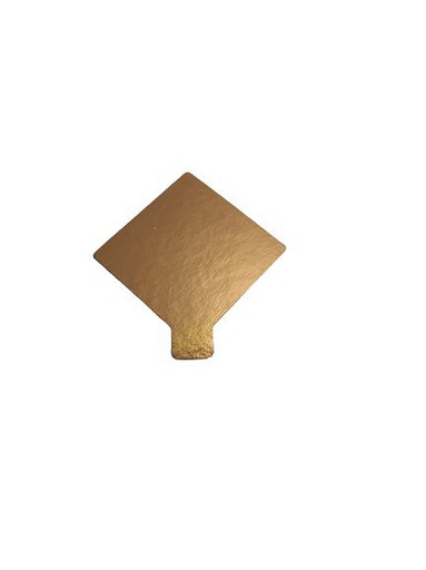 [27660583] GOLD/BLACK SQUARE CARDBOARDS 7.5 X 7.5CM 250 PIECES FOSTPLUS INCLUDED = BOX
