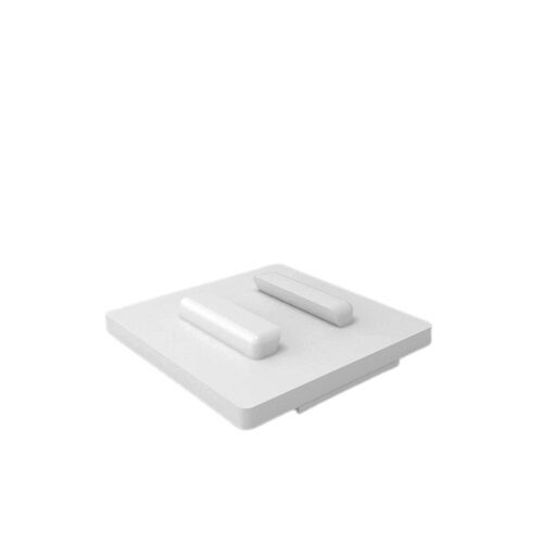 [43604089] WITTE SCHUIFBARE BODEMPLATEN MET ZELFKLEVEND VOOR LEISTEEN VERPAKKING VAN 10 STUKS