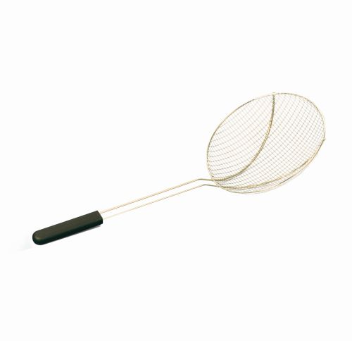 [55076222] SKIMMER FRY SCOOP DIAM 28CM - BLACK STAINLESS STEEL HANDLE