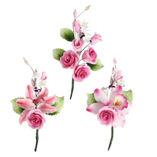 [08081239] *FF*1066031 ASSORTMENT OF ROSE BOUQUET 6 PIECES***S/CD***