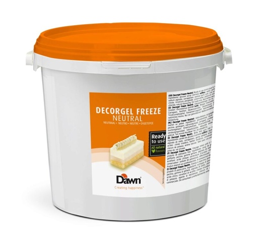 [03040362] DAWN DECORGEL NEUTRAL FREEZE COLD GLAZE 7KG