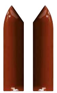 [08056036] 001606 PCB NEUTRAL LIPSTICK MOLDS FOR 36 PIECES H. 5.2 CM 2PCES ***S/CD***