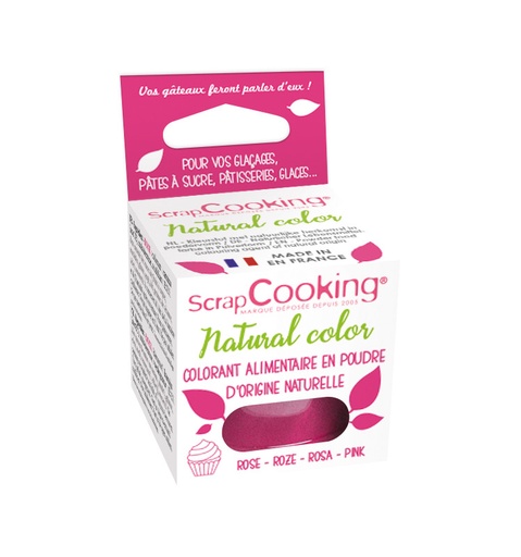 [08055662] SCRAPCOOKING KLEURSTOF  NATUURLIJK ROZE 10GR