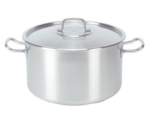 [55078193] PUJADAS MEDIUM-LOW STAINLESS STEEL STOCK POT 28XH17.5CM-10L W/LID