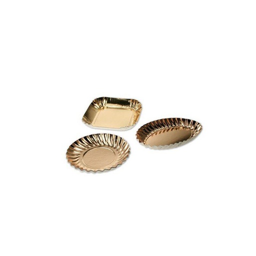 [27665046] VIERKANT KARTONNEN PLAATJE GOUD 65 X 65 MM 100 STUKS FOST + INBEGR.
