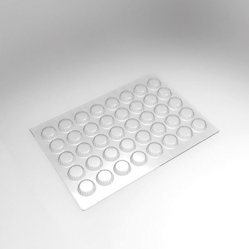 [08057300] 065122 PCB-MALLEN, KOGELBEVESTIGINGEN OF 80 AFDRUKKEN Ø 3 CM, HOOGTE 0,8 CM, 2 STUKS ***S/CD***