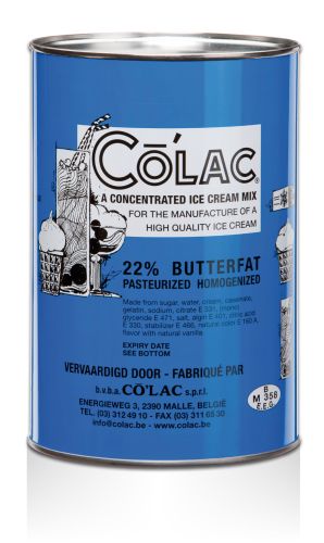 [10020012] COLAC 22% BUTTERFAT FOR ICECREAM 4X5.57KG