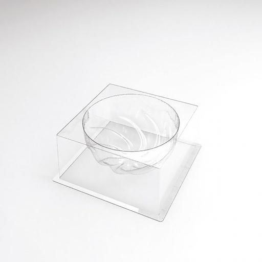 [08057624] 070521 PCB ENTREMETS MOULDS TWIST FOR 30 PIECES Ø 17 CM D 9.5 CM 30PCES ***S/CD***