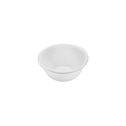 [52107283] WIT POLYPROPYLEEN BESLAGKOM DIAM 27,5CM - 4.5L