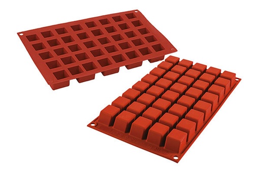 [70408320] SILIKOMART SF263 MOLD 40 SMALL CUBES 24X24 HT 24MM 13.5ML NON-STICK GN1/3 -50° TO 250°
