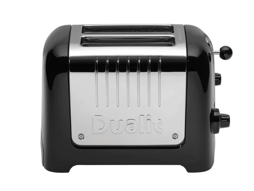 [60251997] DUALIT TOASTER "LITE" BLACK 2 SLICES - 1000/1200W