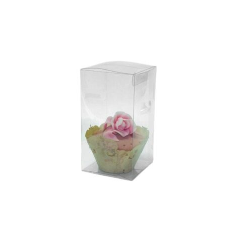[41700110] TRANSPARENT BOX GOLD BACKGROUND 80X80XH/150 -- 10PCS