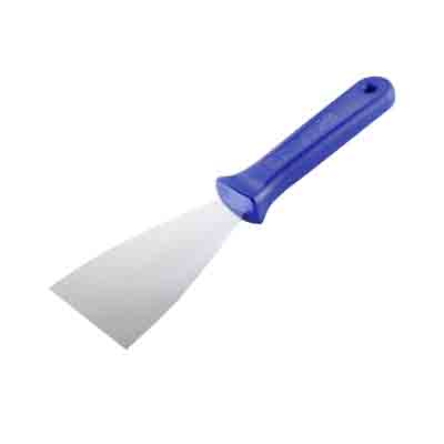 [50361113] THERMO-HAUSER GEBAKSPATEL 8CM BLAUW ROESTVRIJSTALEN HANDVAT