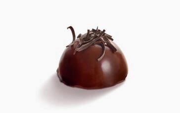 [02040237] B438 DOME CHOCOLADE FEUILLETINE 12 X 80GR