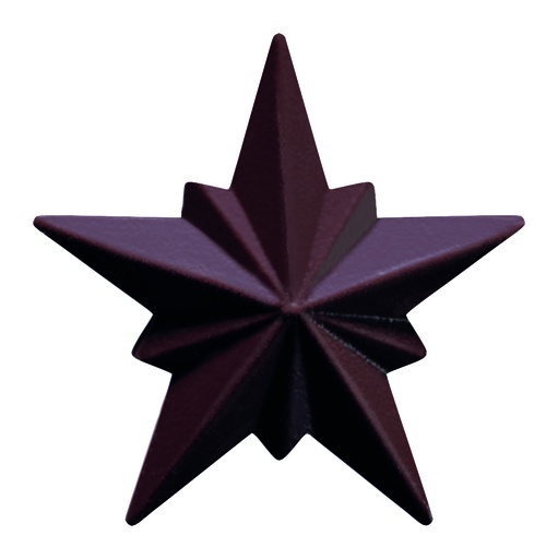 [08058078] 088229 PCB STERREN CN FACETTEN 7,5 CM 60 STUKS ***S/CDE***