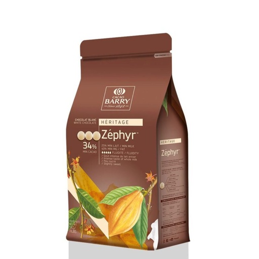 [05100786] BARRY CHW-N34ZEPH-E4-U72 ZEPHYR 34% WHITE CALLETS 5KG