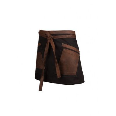 [57661417] PAVELINNI KOPENHAGEN SERVER APRON BLACK FABRIC 65X40CM - 35% COTTON-65% POLYESTER