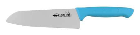 [50301137] FISCHER KIDS SANTOKU KNIFE 18CM BLUE 10332-18