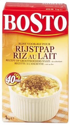 [05100526] DESSERT RICE 1KG BOSTO FOR RICE PUDDING