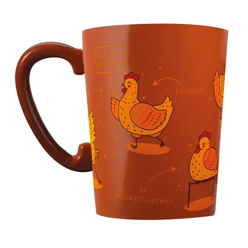 [08057722] 074029 PCB PRINTED SHEETS CHICKEN BAND FOR MUG 25.35X11 CM 10PCS ***S/CD***