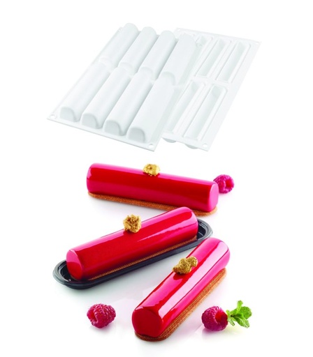 [51657270] MOULE SILIKOMART CYLINDRE 75 D126X27 HT27+TRAYS +CUTTER