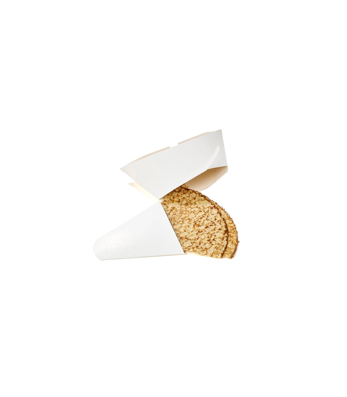 [25101059] 25PC WHITE TRIANGLE CREPE BOX