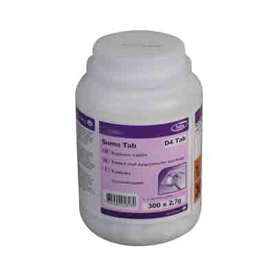 [20020016] SUMA D4 CHLOORTABLETTEN DESINFECTIEMIDDEL 300 STUKS = POTJE