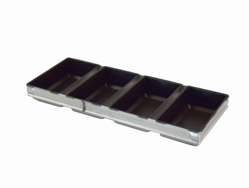 [51201470] MONTAGE VAN 4 BROODDRAAIERS 21X12CM HT 6CM TEFLONED VOOR 57,3CM DECKOVEN
